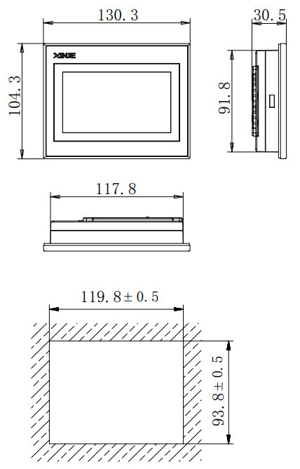 BẢN VẼ KÍCH THƯỚC TS2