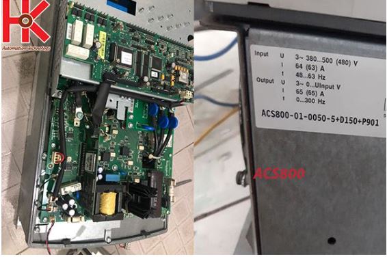 hình ảnh sửa biến tần abb tại cty hk