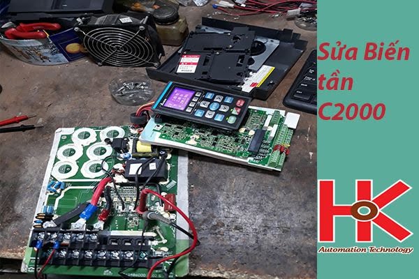 Hình ảnh thực tế sửa chữa Biến tần Delta tại HK