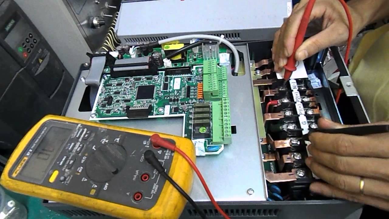 Hình ảnh thực tế sửa chữa Biến tần Delta tại HK