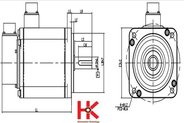 Tổng quan về động cơ Servo ECMA-E21320RS