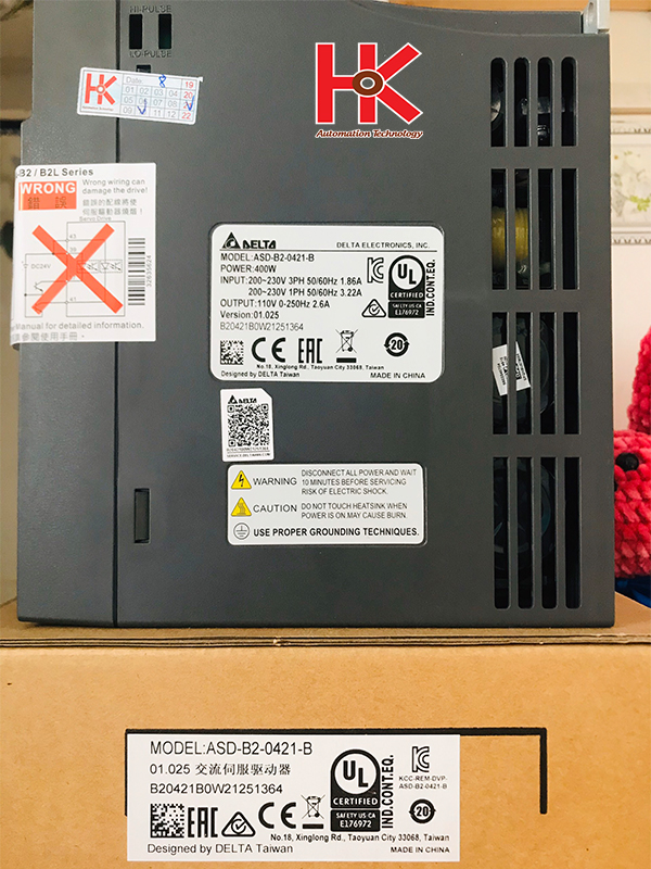 hình ảnh thực tế driver servo asd-b2-0421-b