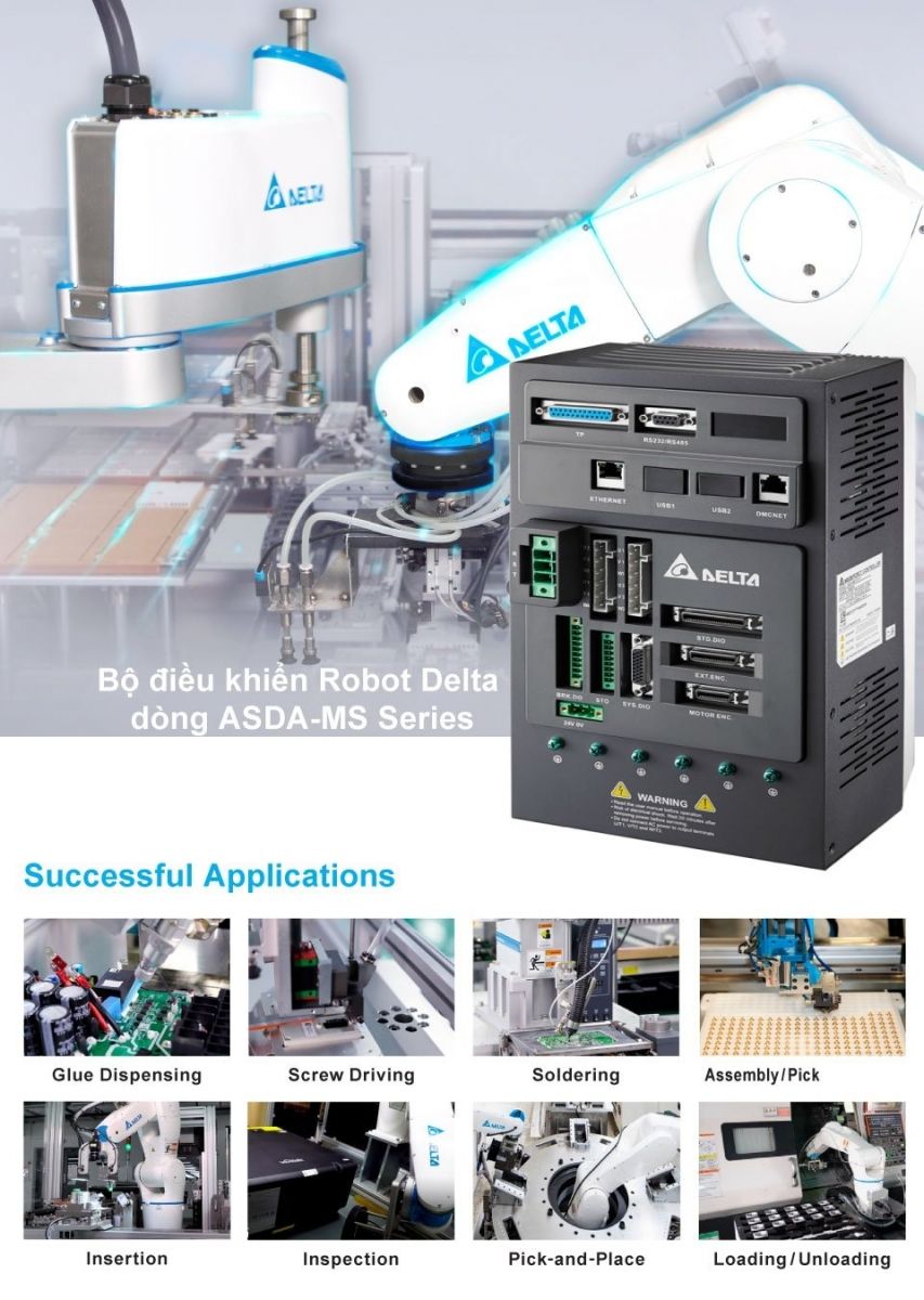 BỘ ĐIỀU KHIỂN SERVO ĐIỀU KHIỂN CÁNH TAY ROBOT ASD-MS SERIES